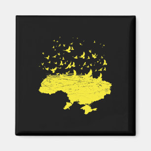 Ukrainische Symbole Ukrainische Ukraine Karte Frei Magnet