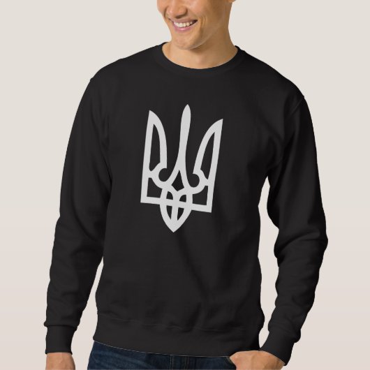 Ukrainische Trident-Coat aus Tryzub-Shirt Sweatshirt (Vorderseite)