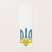 Ukrainische trident texturierte Flagge der Ukraine (Außenseite Aufgefaltet)