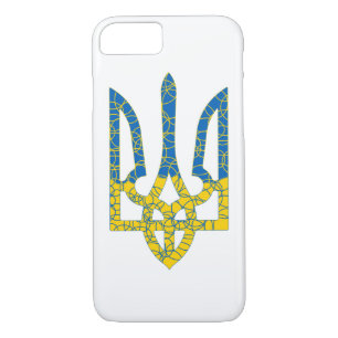 Ukrainische trident texturierte Flagge der Ukraine Case-Mate iPhone Hülle