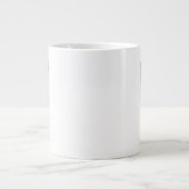 Ukrainische trident texturierte Flagge der Ukraine Jumbo-Tasse (Vorderseite)