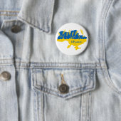 Ukrainische Typografie und Weizenohr auf ukrainisc Button (Beispiel)