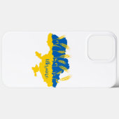 Ukrainische Typografie und Weizenohr auf ukrainisc Case-Mate iPhone Hülle (Rückseite (Horizontal))