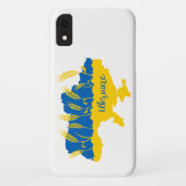 Ukrainische Typografie und Weizenohr auf ukrainisc Case-Mate iPhone Hülle (Rückseite)