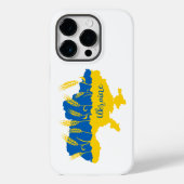 Ukrainische Typografie und Weizenohr auf ukrainisc Case-Mate iPhone Hülle (Rückseite)