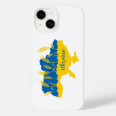Ukrainische Typografie und Weizenohr auf ukrainisc Case-Mate iPhone Hülle (Rückseite)