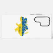 Ukrainische Typografie und Weizenohr auf ukrainisc Samsung Galaxy Hülle (Rückseite (Horizontal))