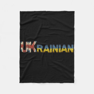 Ukrainische Uk Ukraine England Englisch Schottland Fleecedecke