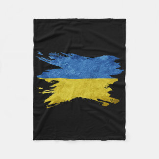 Ukrainische Ukraine-Flagge Vintage-Ukraine-Flagge Fleecedecke