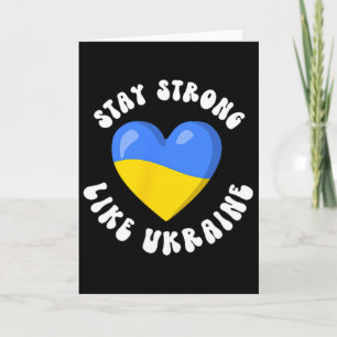 Ukrainische Unterstützung Ukraine-Flagge Ukrainisc Karte