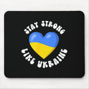 Ukrainische Unterstützung Ukraine-Flagge Ukrainisc Mousepad