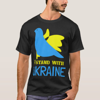 Ukrainische Unterstützung Ukrainische Flagge Ich s T-Shirt