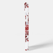 Ukrainische Volksgruppe Stickerei Grenze Tradition Case-Mate iPhone Hülle (Rückseite / Links)