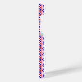 Ukrainische Volksgruppe Stickerei Grenze Tradition iPhone Hülle (Linke Seite)