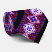 Ukrainische Volksgruppe Stickerei Grenze Tradition Krawatte (Gerollt)