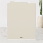 Ukrainische Volkskunst Grußkarte Karte (Rückseite)