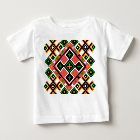 Ukrainische Volkskunst Inspiriert Baby T-shirt (Vorderseite)
