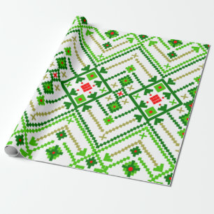 Ukrainische Volkskunst Inspiriert Geschenkpapier