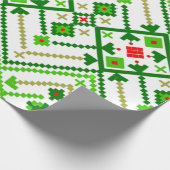 Ukrainische Volkskunst Inspiriert Geschenkpapier (Ecke)