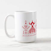 Ukrainische Volksmotif-Wohnung Kaffeetasse (Links)