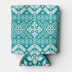 Ukrainische Volkstümliche, nahtlose Ornamente Dosenkühler