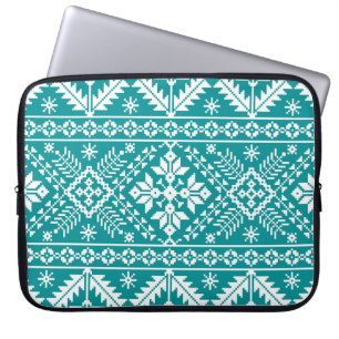 Ukrainische Volkstümliche, nahtlose Ornamente Laptopschutzhülle