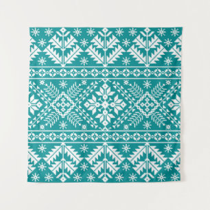 Ukrainische Volkstümliche, nahtlose Ornamente Wandteppich