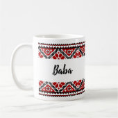Ukrainische Vyshyvanka/Stickerei Baba Tasse (Links)