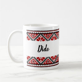 Ukrainische Vyshyvanka / Stickerei Dido Tasse