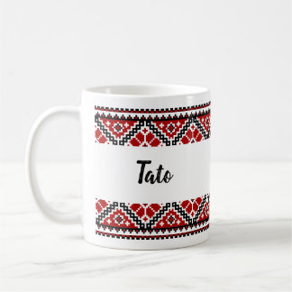 Ukrainische vyshyvanka / Stickerei Tato Tasse