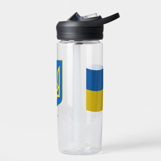 Ukrainische Wappen, Flagge, Ukraine Trinkflasche (Links)