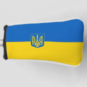 Ukrainische Wappen Golf Headcover (Vorderseite)
