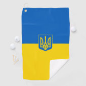 Ukrainische Wappen Golfhandtuch (Insitu)