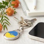 Ukrainische Wappen Schlüsselanhänger (Seite)