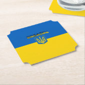 Ukrainische Wappen Untersetzer (angewinkelt)