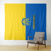 Ukrainische Wappen Wandteppich (Beispiel (Horizontal))