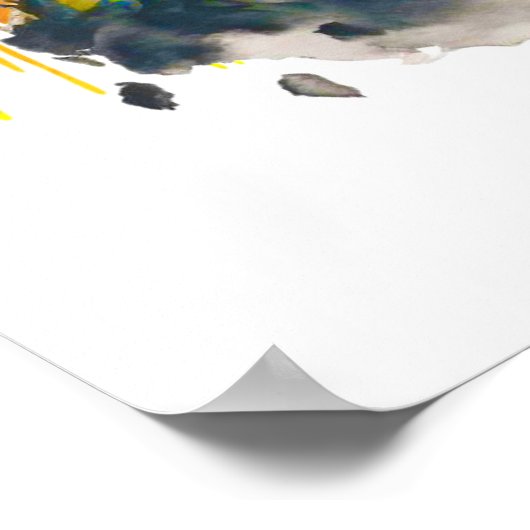 Ukrainische Warriorin Soldier Poster (Ecke)