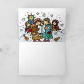 Ukrainische Weihnachtslieder Feiertagskarte (Innenseite)