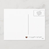 Ukrainische Weihnachtslieder Feiertagspostkarte (Rückseite)