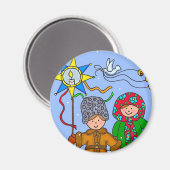 Ukrainische Weihnachtslieder Magnet (Vorderseite/Rückseite)