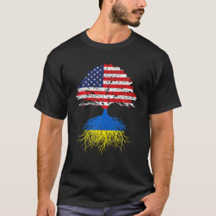Ukrainische Wurzeln Amerikanische Grossukraine Mä T-Shirt