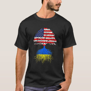 Ukrainische Wurzeln Amerikanische Grossukraine T-S T-Shirt