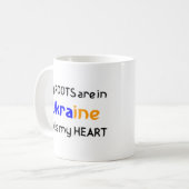 ukrainische Wurzeln Kaffeetasse (Vorderseite Links)