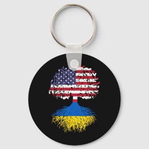 Ukrainische Wurzeln Ukraine Nationales Erbe Baum G Schlüsselanhänger