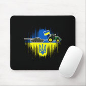 Ukrainischer Bauer stiehlt Panzer Ukraine-Flagge T Mousepad (Mit Mouse)