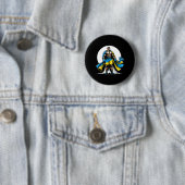 Ukrainischer Boxer Patriotischer Boxkämpfer Ukrain Button (Beispiel)