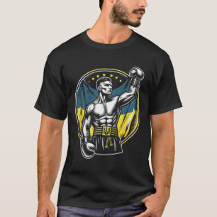 Ukrainischer Boxer Patriotischer Boxkämpfer Ukrain T-Shirt