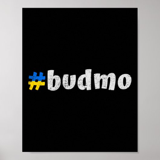 Ukrainischer Budmo Lustiger Ukraine Traditioneller Poster (Vorne)