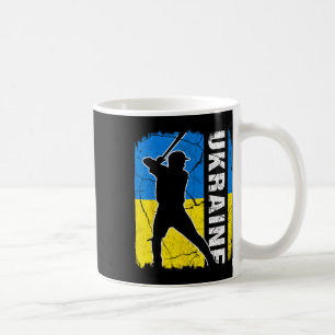 Ukrainischer Bysebyll-Spieler Ukraine-Flagge Byseb Kaffeetasse