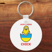Ukrainischer Chick Schlüsselanhänger (Vorderseite)
